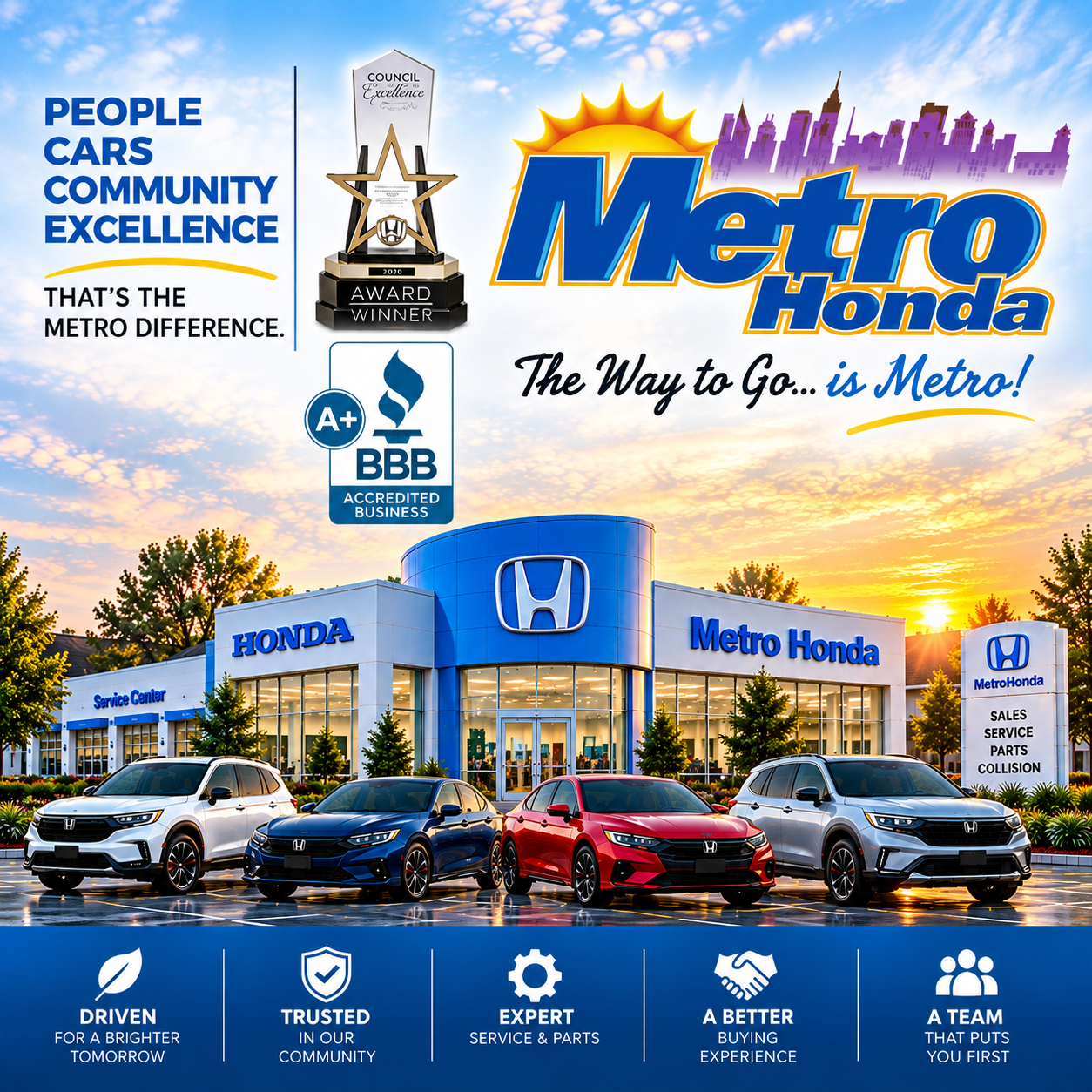 Metro Honda at work